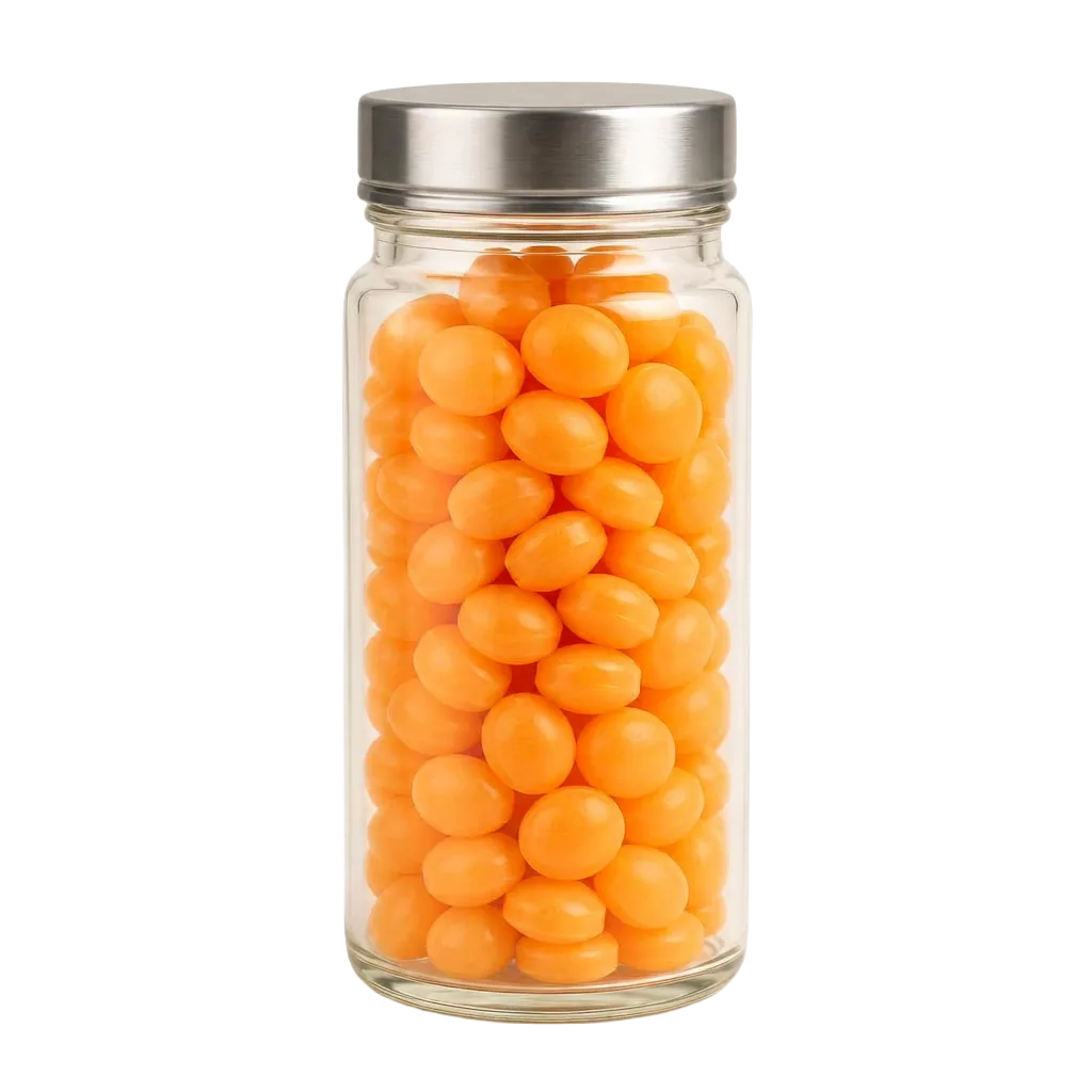 Tenzy Mango caffeine mints bottle